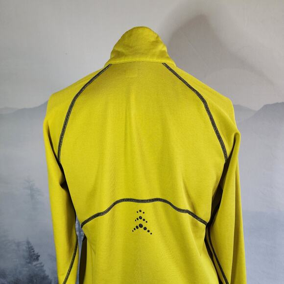 REI Yellow Long Sleeve Mock Neck Running Jacket | Women's Small - Picture 12 of 15